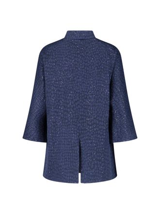 Giorgio Armani Womens Jackets Blue Viscose
