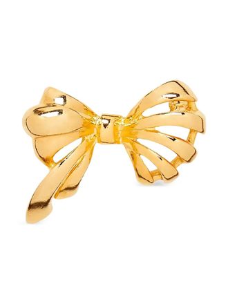 Susan Caplan Vintage Spilla con fiocco anni 80 - Oro