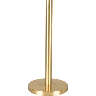 Happimess Avery Modern Classic Metal with Non Slip Weighted Marble Base Paper Towel Holder in Gold at Nordstrom