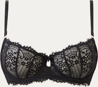 Lounge Tempt Balcony Bra - Black - 32 / DD