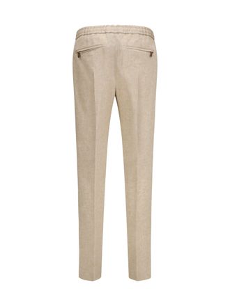 Pantaloni Torino Mens Linen Pants Beige Caldo Trousers
