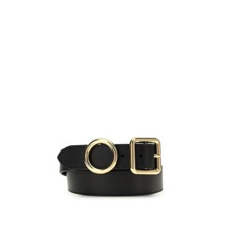 Jacquemus Zwarte Kalfslederen Bos Taurus Regular Riem