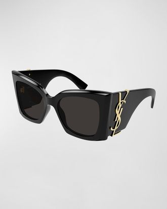 Saint Laurent Blaze Acetate Cat-Eye Sunglasses