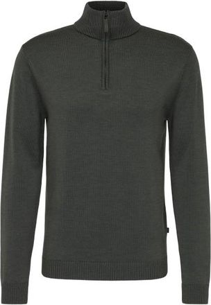 Stoic MerinoKnit MMXX.Kniva Half Zip Merinopullover f&uuml;r Herren | grau