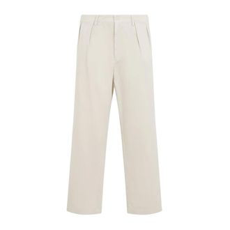 Prada Heren, Broeken, Beige, Maat: XL Katoen