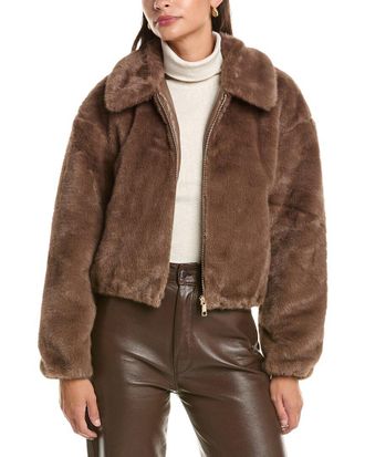 CeCe by Cynthia Steffe Zip Front Short Blouson Jacket