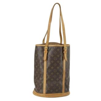 Louis Vuitton Pre-owned Bucket Bags, female, Brown, Size: ONE SIZE Pre-owned Vintage Canvas Bucket Bag