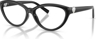 Tiffany & Co. Cat-eye Zonnebril - Dames - Brillen - Zwart - 55 MM - Accessoires