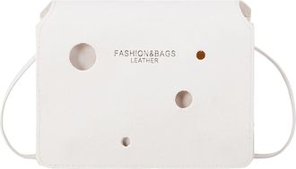 Generic Stylish Women Messenger Bag with Adjustable Strap and Secure Buckle Closure for Everyday Fashion and Practical Use (White, One Size)