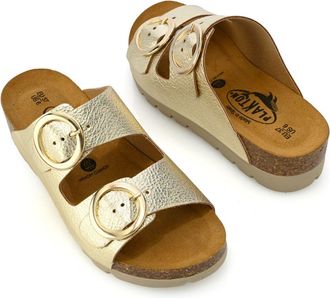 Plakton Cora Slide-on Dual Strap Adjustable Sandals