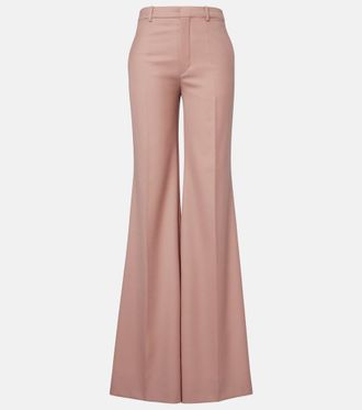 Chlo&eacute; Chlo&eacute; Pantalones flared de lana virgen