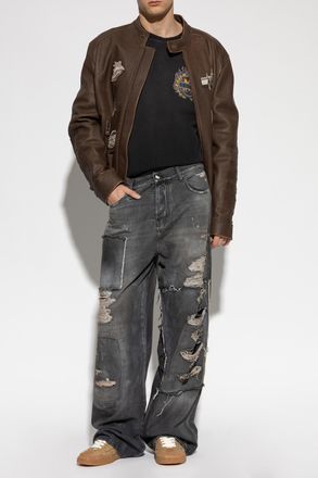 Amiri T-shirt With Logo, Mens, Black