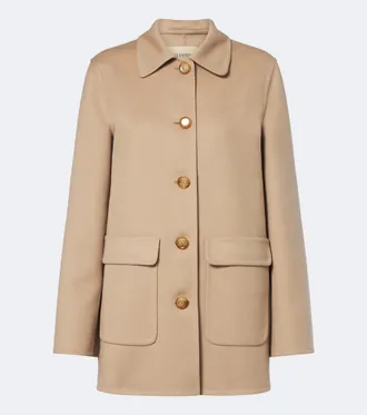 Valentino VLogo wool and cashmere jacket
