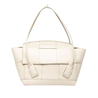 Bottega Veneta Pre-owned Tote Bags, female, White, Size: ONE SIZE Pre-owned Vintage Tote Bag