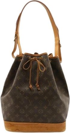 Louis Vuitton Pre-owned Vintage Canvas Bucket Bag - Dames - Vintage Tas - Bruin - ONE Size - Vintage