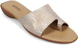 Vaneli Tallis Slide Sandal in Champagne at Nordstrom, Size 9.5