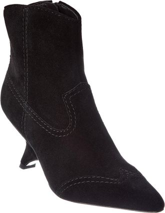 SIMKHAI Shadow Suede Western Bootie