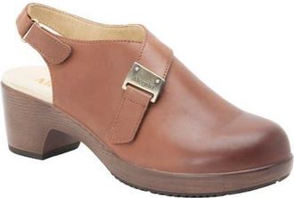 Alegria By Pg Lite Maribel Baroque Leather Clog in 8100 Chestnut at Nordstrom, Size 39