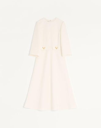 Valentino Abito In Crepe Couture Donna AVORIO 38