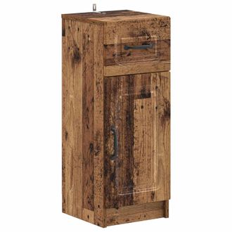vidaXL Armario De Almacenamiento Para Ba&ntilde;o Utrecht Madera Envejecida Vidaxl