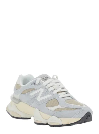 New Balance Unisex Sneakers 9060 Grey Suede Suede-Textile Trainers Suede/textile
