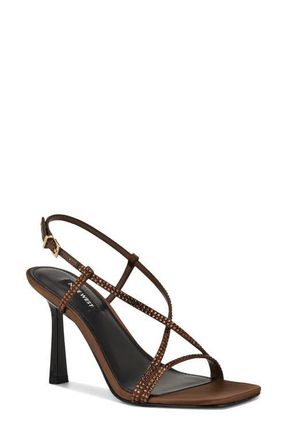 Nine West Vallanh Slingback Sandal in Medium Brown at Nordstrom, Size 5.5