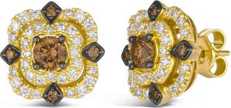 Le Vian Ladies Grounding & Harmony Stud Earrings set in 14K Honey Gold BAEX 17