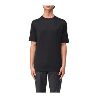 Emporio Armani T-Shirts, male, Black, XL, Crew Neck T-Shirt
