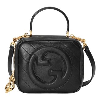 Gucci (WMNS) Gucci Blondie Top Handle Bag Black 744434-1IV0G-1000