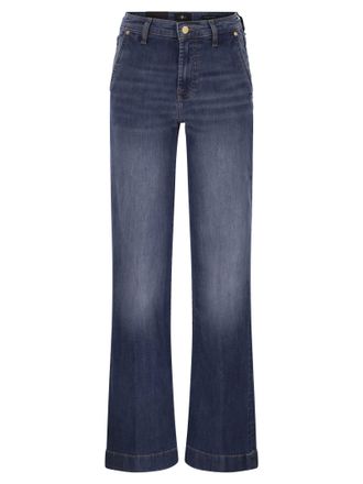 7 For All Mankind 7 für alle Menschheit modernes Dojo High Tailled Flared Jeans