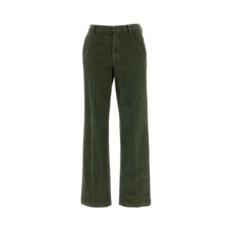 Cellar Door Pantaloni dritti Dora - - Trousers - Donna - Verde - M