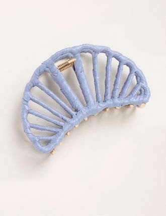 Fat Face FatFace Blue Shell Wrapped Claw Clip