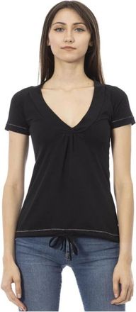 Trussardi Action T-shirt - Dames - T-shirts - Zwart - XL - Katoen - Tops