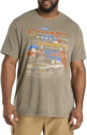 Lucky Brand Big & Tall Camaro Montage Graphic Tee in Stone Grey at Nordstrom, Size 2X Big