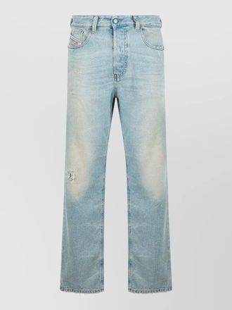 Diesel denim straight-leg jeans