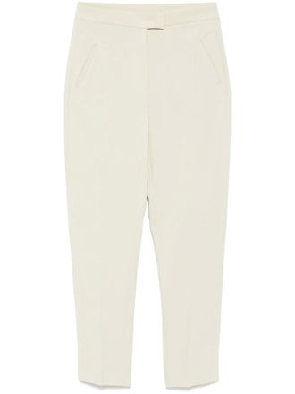 Patrizia Pepe Fly-motif trousers - Neutrals