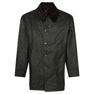 Barbour Jassen, Heren, Groen, L, Beaufort Wax Parka Coat