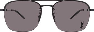 Saint Laurent Black Navigator Ladies Sunglasses SL 309 M 005 59