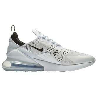 Nike Mens Air Max 270 - Shoes White/White/Black Size 10.0