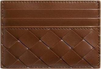Bottega Veneta Intrecciato Leather Card Holder