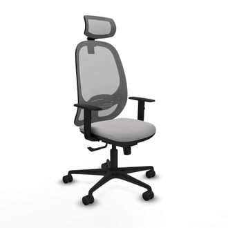 Piqueras y Crespo Silla De Oficina Piqueras Y Crespo Cilanco Gris Malla Nylon