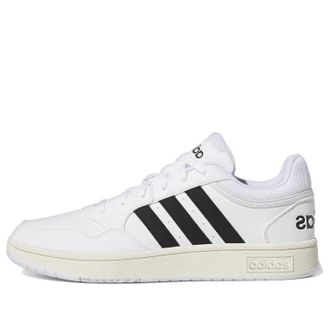 adidas Hoops 3.0 Low White Black GY5434
