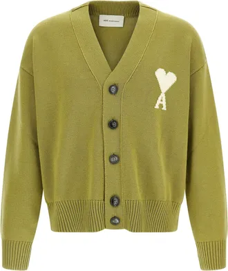 Ami Mens Ami De Coeur Cardigan