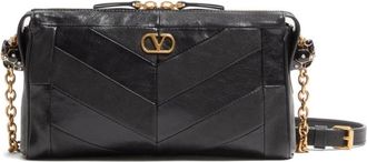 Valentino Garavani Black Panthea Small Shoulder Bag