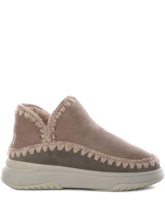 Mou double-face boots - women - Sheepskin/Sheep Skin/Shearling/Rubber - 37 - Neutrals