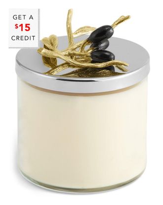 Michael Aram Olive Branch Three-Wick Candle With $15 Credit
