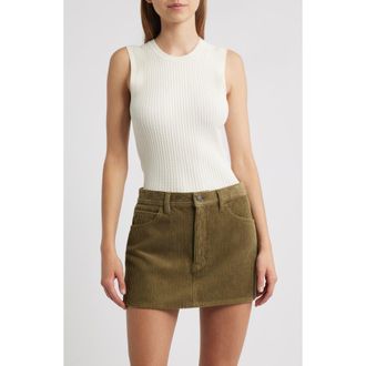 Frame Denim The Fine Cable Sleeveless Sweater in Cream at Nordstrom Rack, Size X-Large