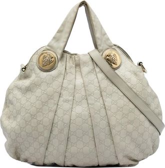 Gucci Pre-owned Gucci Large Guccissima Hysteria Satchel Ladies M37F069H05MPTND3