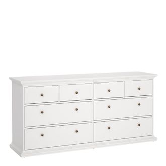 Furniture To Go Paris Chest of 8 Drawers in White