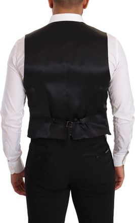 Dolce & Gabbana Silk Formal Vest - Gray